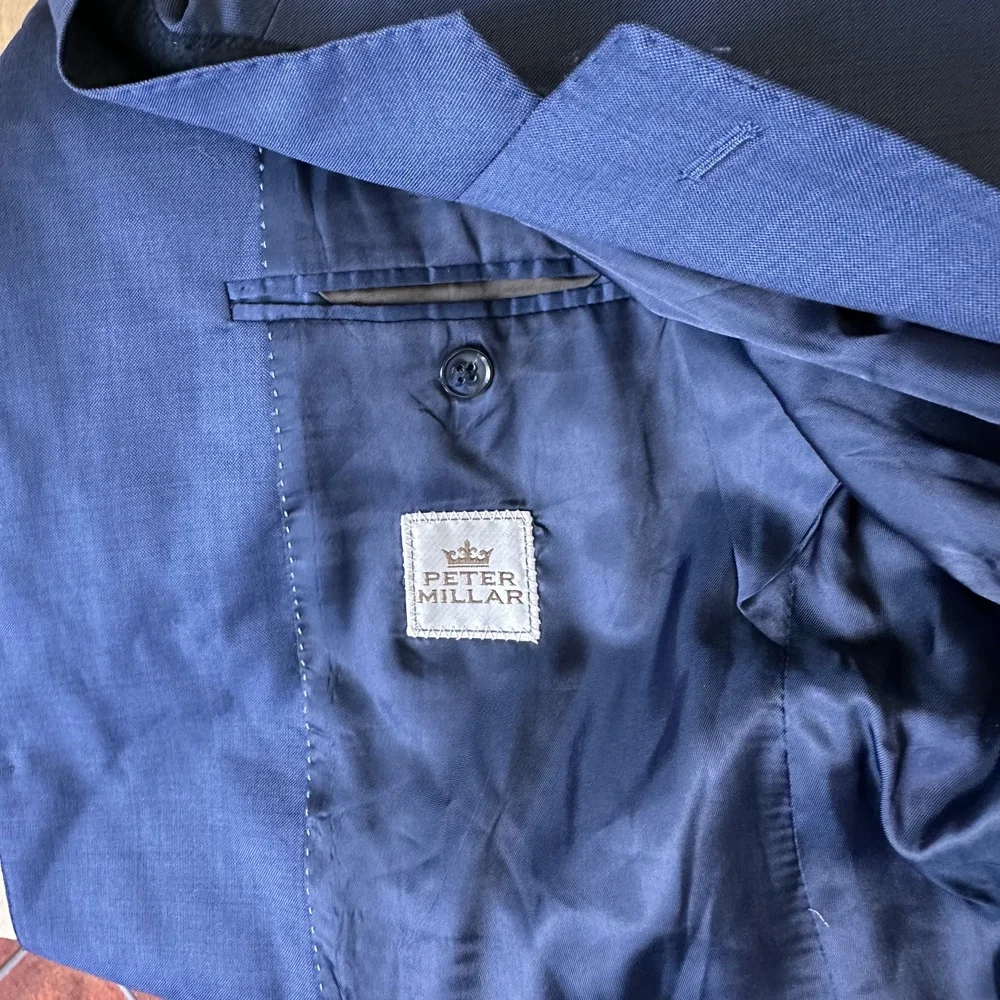 Peter Millar Virgin Wool Sport Jacket Size 42 Regular